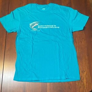 T-shirt Gone Fishing in the Chesapeake bay. NWOT.